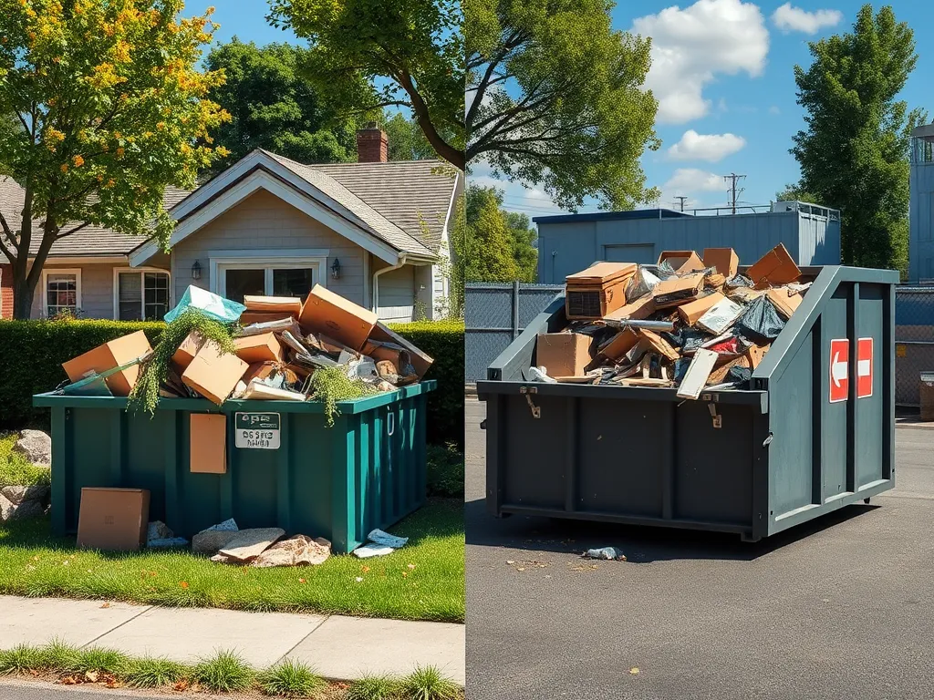 Understanding Residential vs. Commercial Dumpsters: A Guide